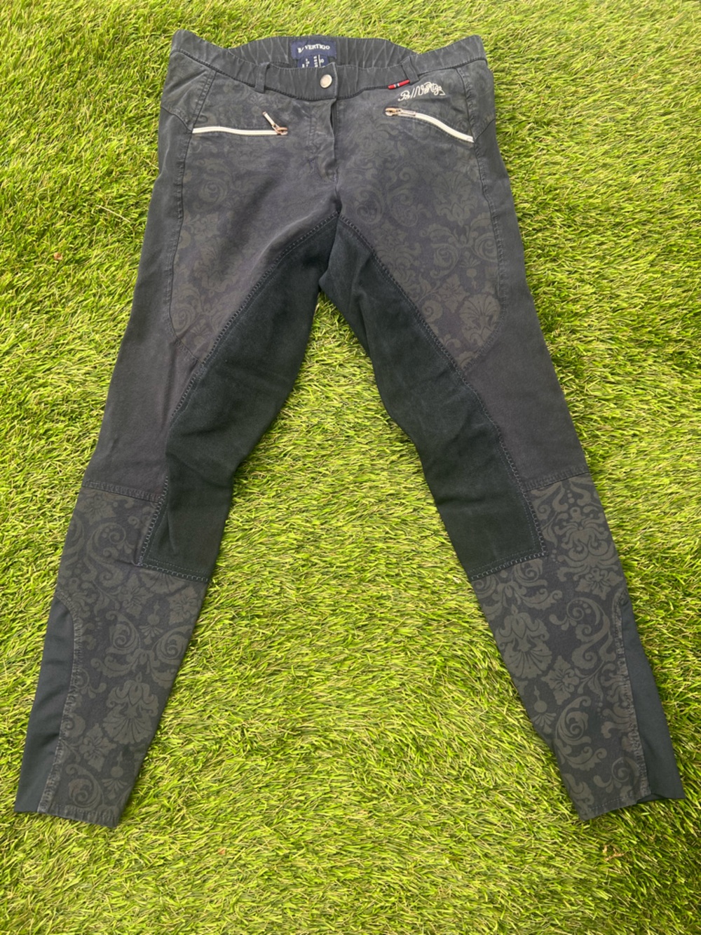B Vertigo Ladies Full-Seat Breech Size 28 Horse Riding Pants Navy